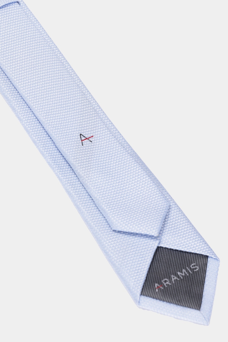 Gravata Jacquard Seda Spine Azul Claro — foto 3 de 4