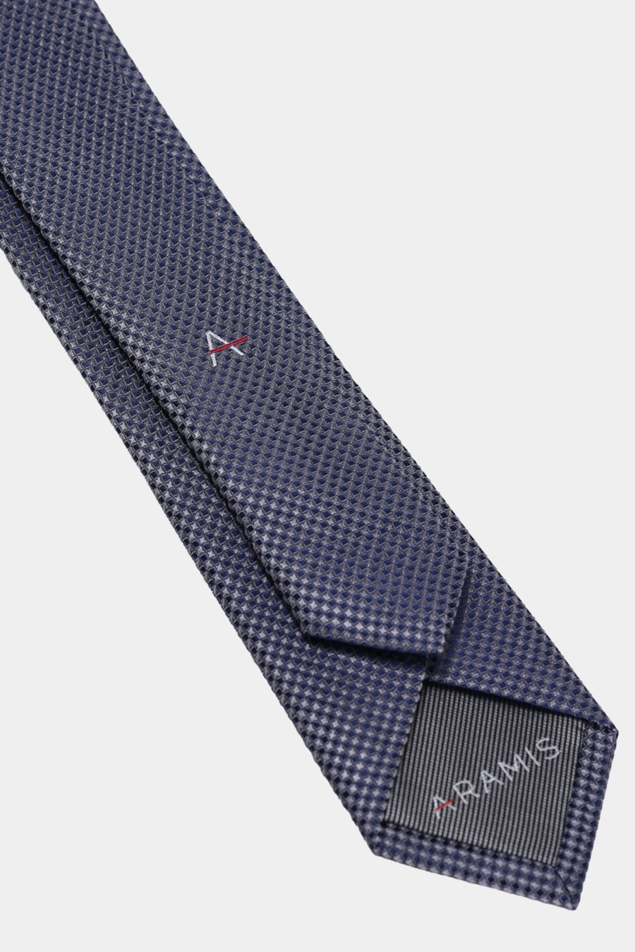 Gravata Jacquard Seda Square Cinza — foto 3 de 4