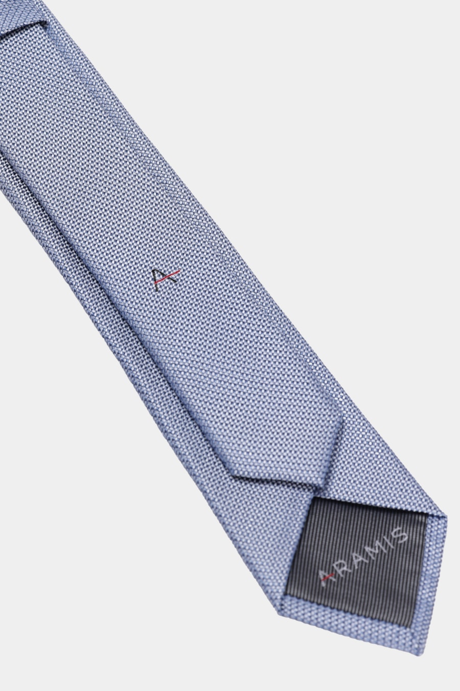 Gravata Jacquard Seda Star Azul Claro — foto 3 de 4
