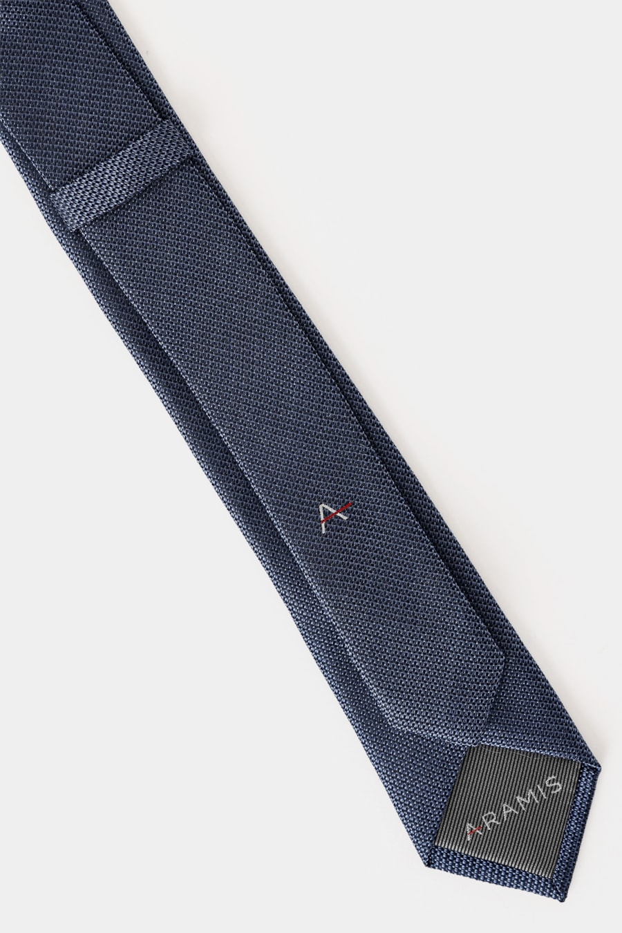 Gravata Jacquard Seda Star Marinho — foto 4 de 4