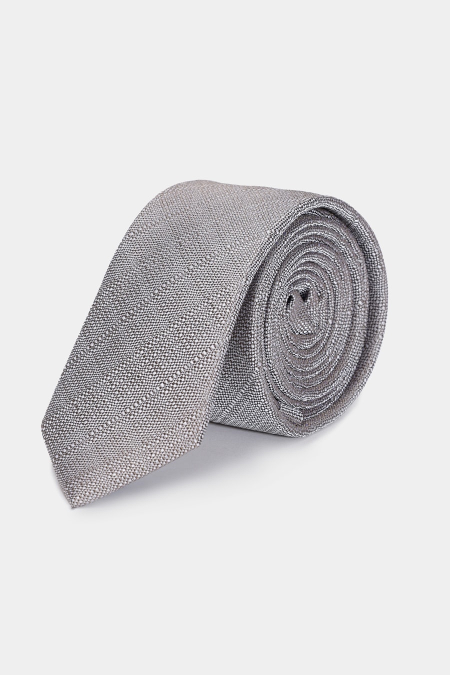 Gravata Jacquard Seda Traffic Cinza — foto 1 de 4