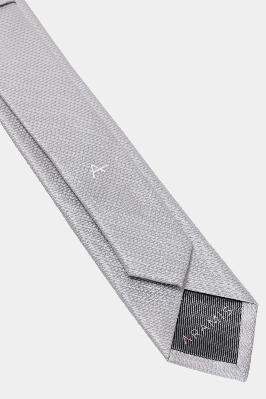 Gravata Jacquard Seda Triangle Cinza — foto 3 de 4