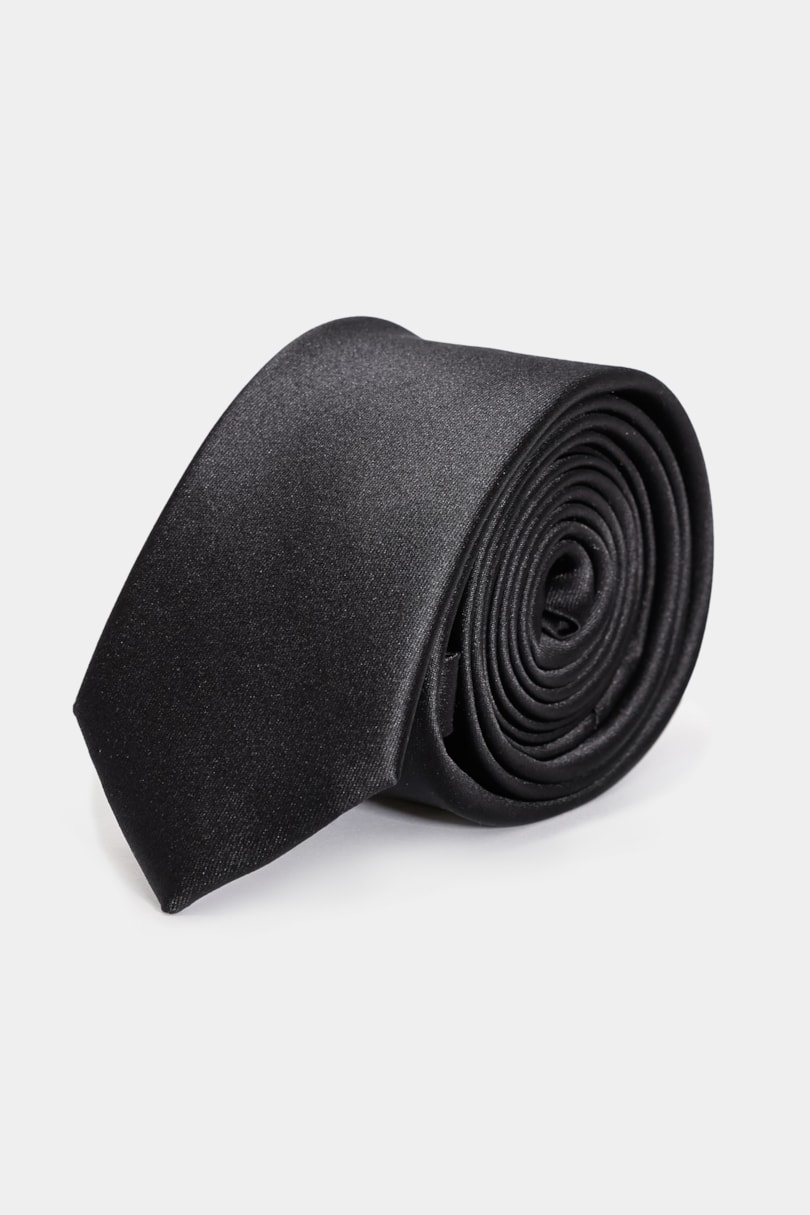Gravata Lisa 6 Cm Preto