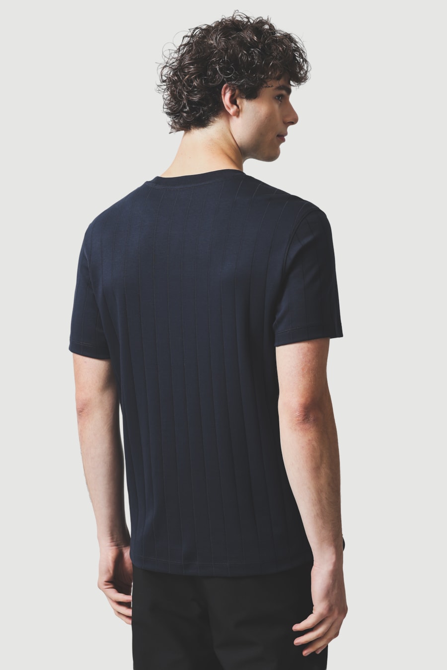 Interlock Listra T-Shirt Marinho — foto 4 de 5
