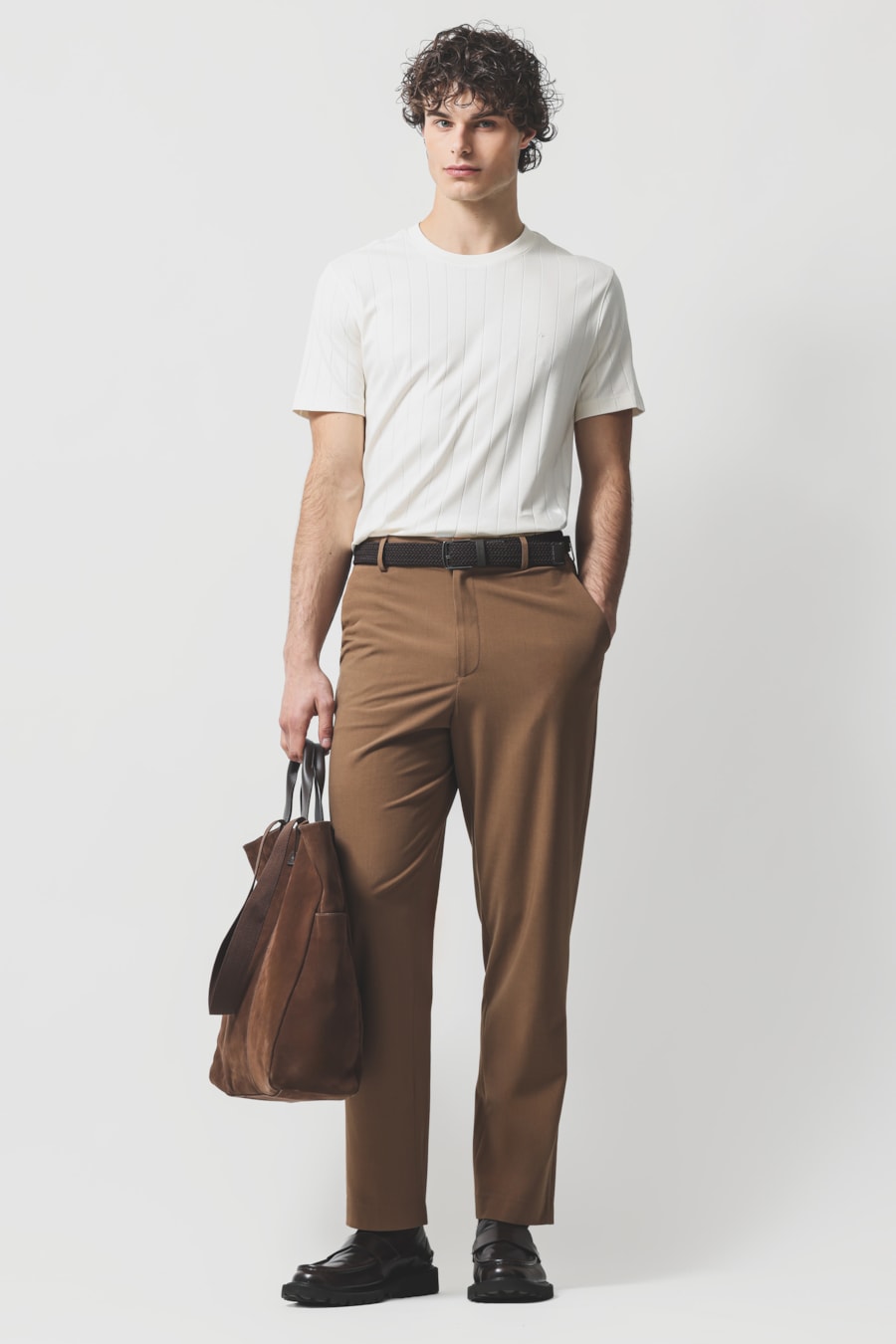 Interlock Listra T-Shirt Off White — foto 2 de 5