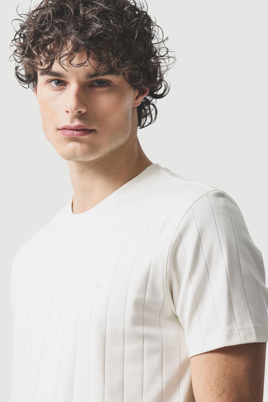 Interlock Listra T-Shirt Off White — foto 3 de 5