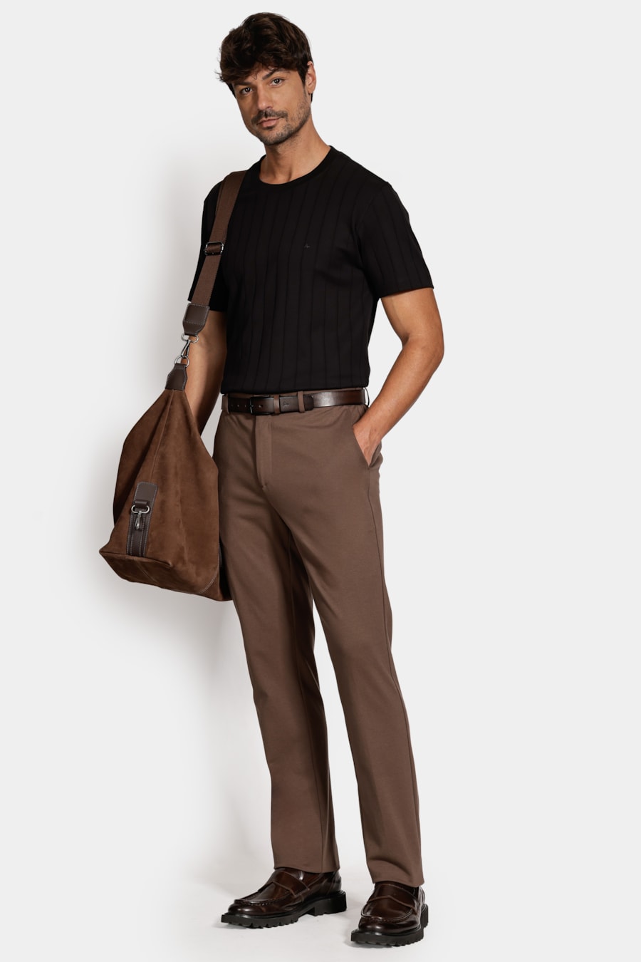 Interlock Listra T-Shirt Preto — foto 2 de 5