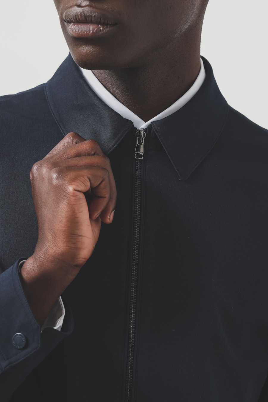 Jaqueta Básica Tech Twill Marinho — foto 3 de 6