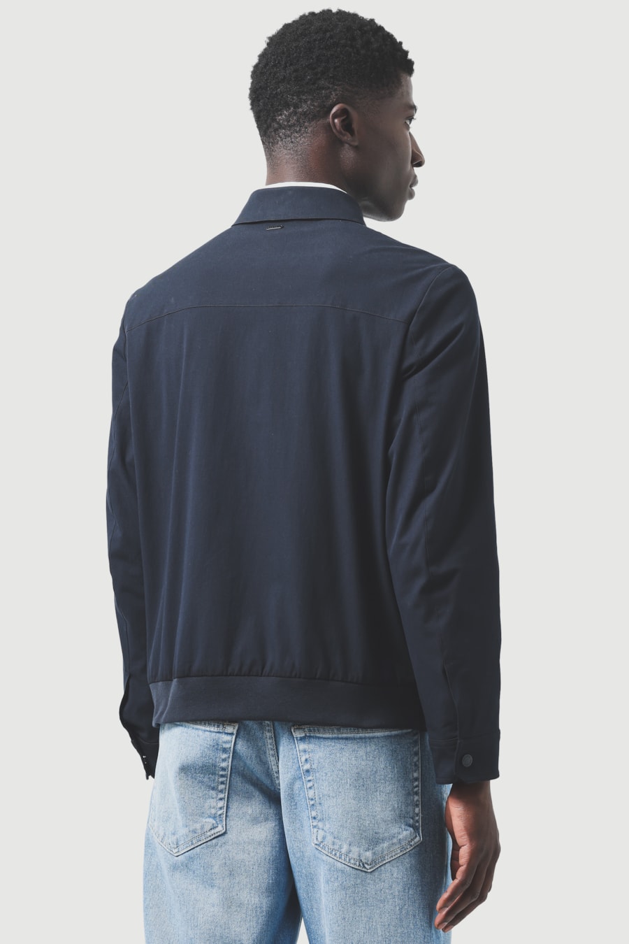 Jaqueta Básica Tech Twill Marinho — foto 5 de 6