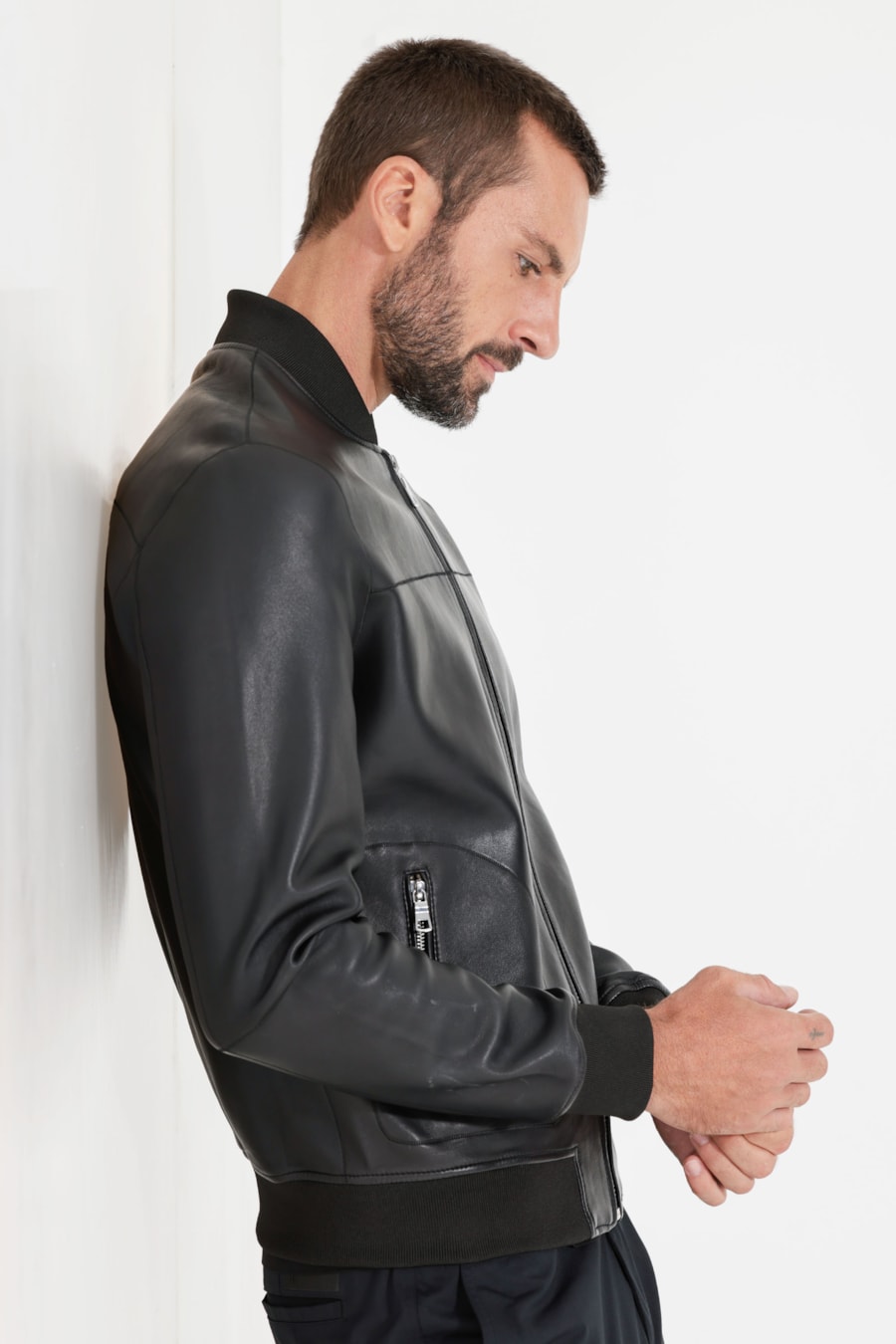 Jaqueta Bomber Couro Missão Impossível Preto — foto 3 de 6