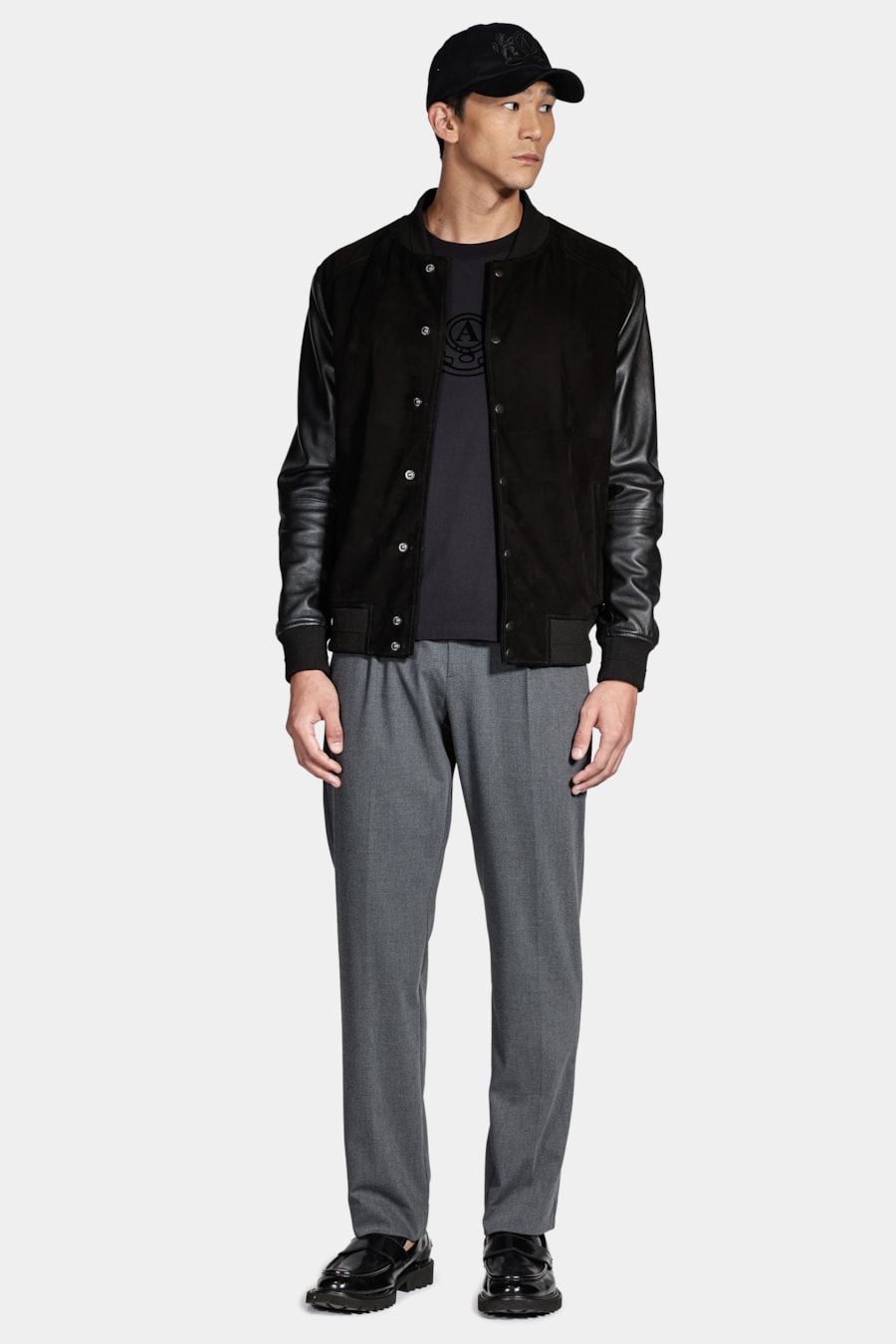 Jaqueta Bomber Couro Special Edition Preto — foto 2 de 5