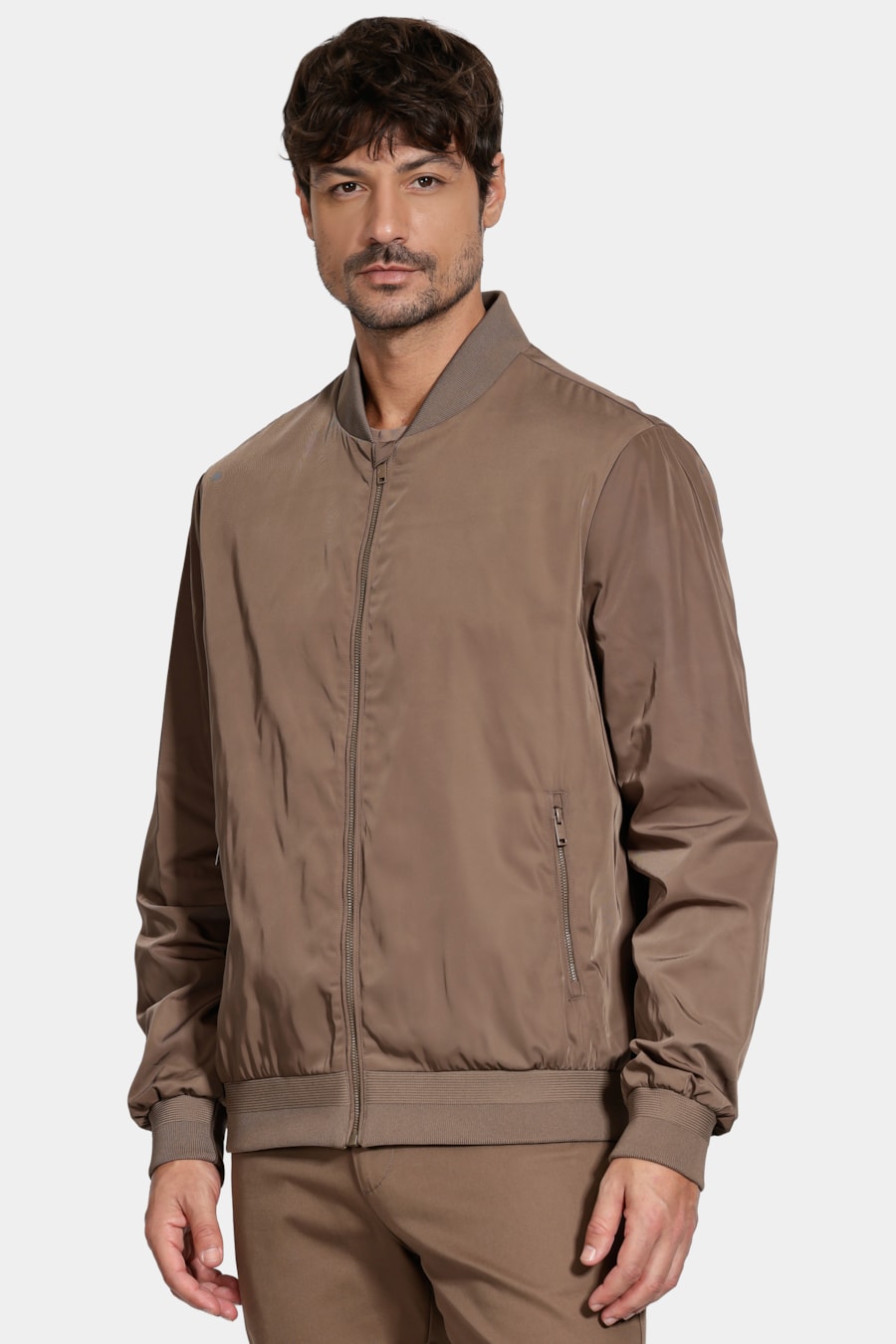 Jaqueta Bomber Nylon Liquid Repeller Charuto — foto 1 de 7