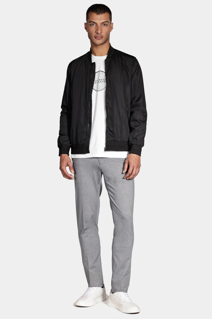Jaqueta Bomber Nylon Liquid Repeller Preto — foto 2 de 6