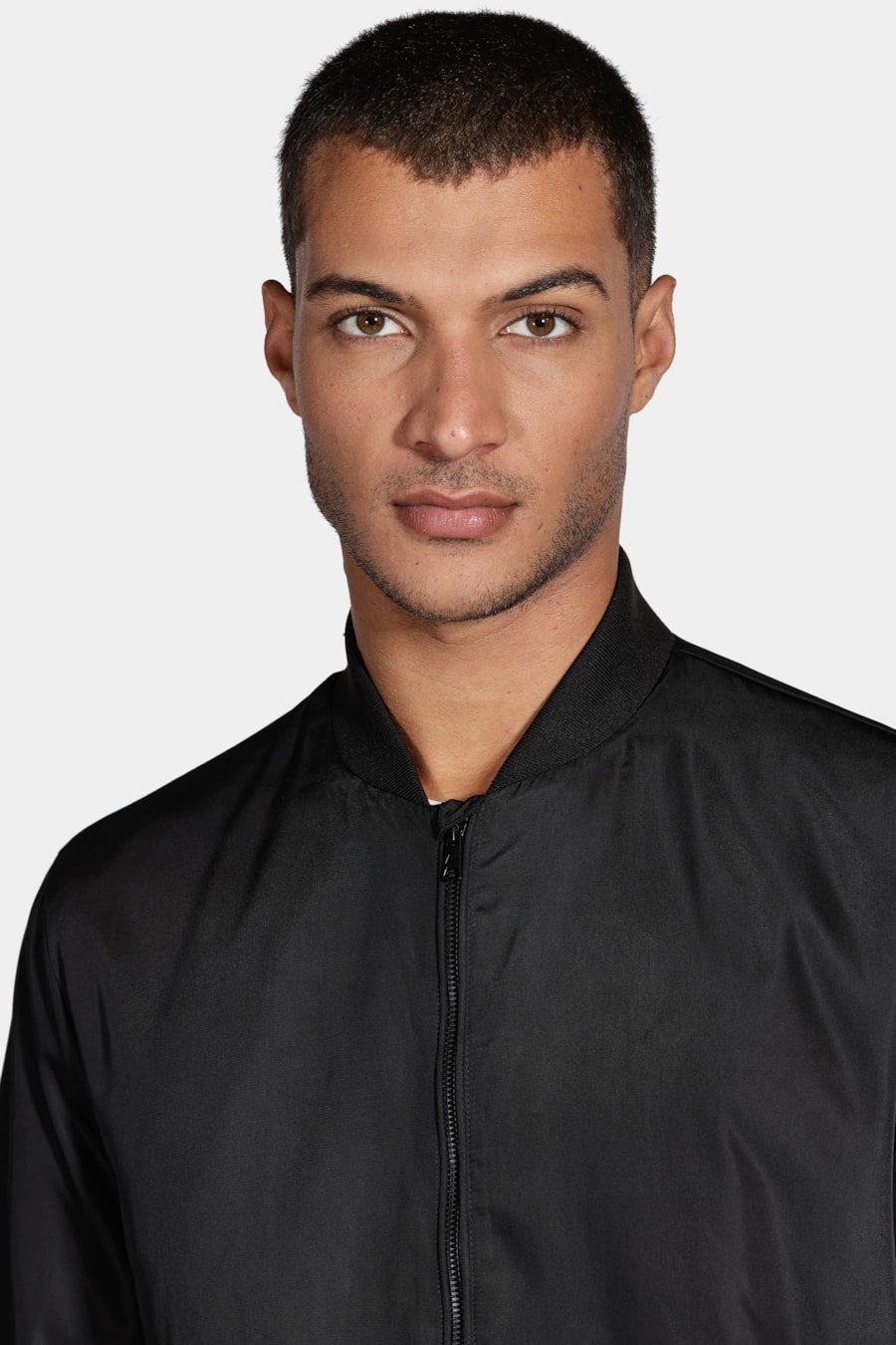 Jaqueta Bomber Nylon Liquid Repeller Preto — foto 3 de 6