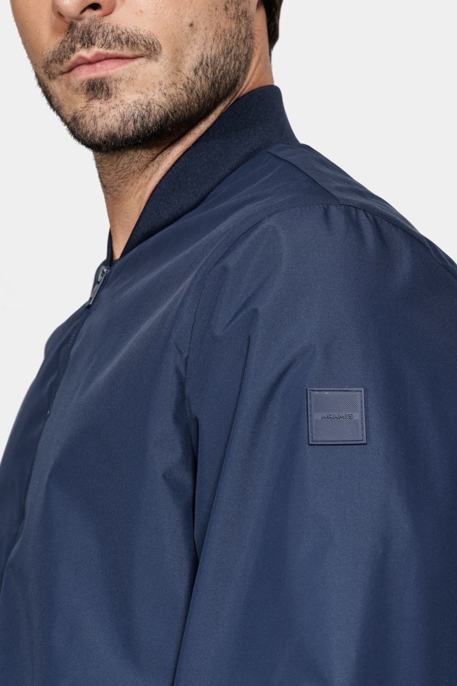 Jaqueta Bomber Nylon Marinho — foto 3 de 6