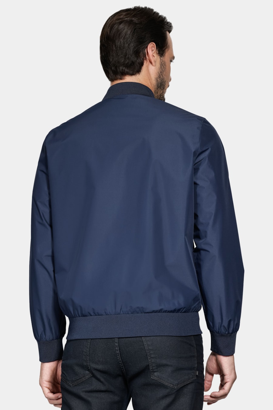 Jaqueta Bomber Nylon Marinho — foto 5 de 6