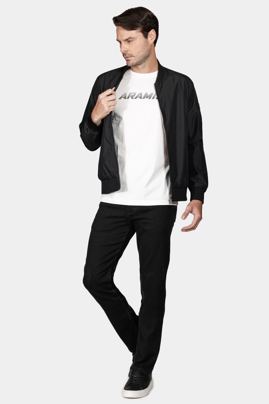 Jaqueta Bomber Nylon Preto — foto 2 de 5