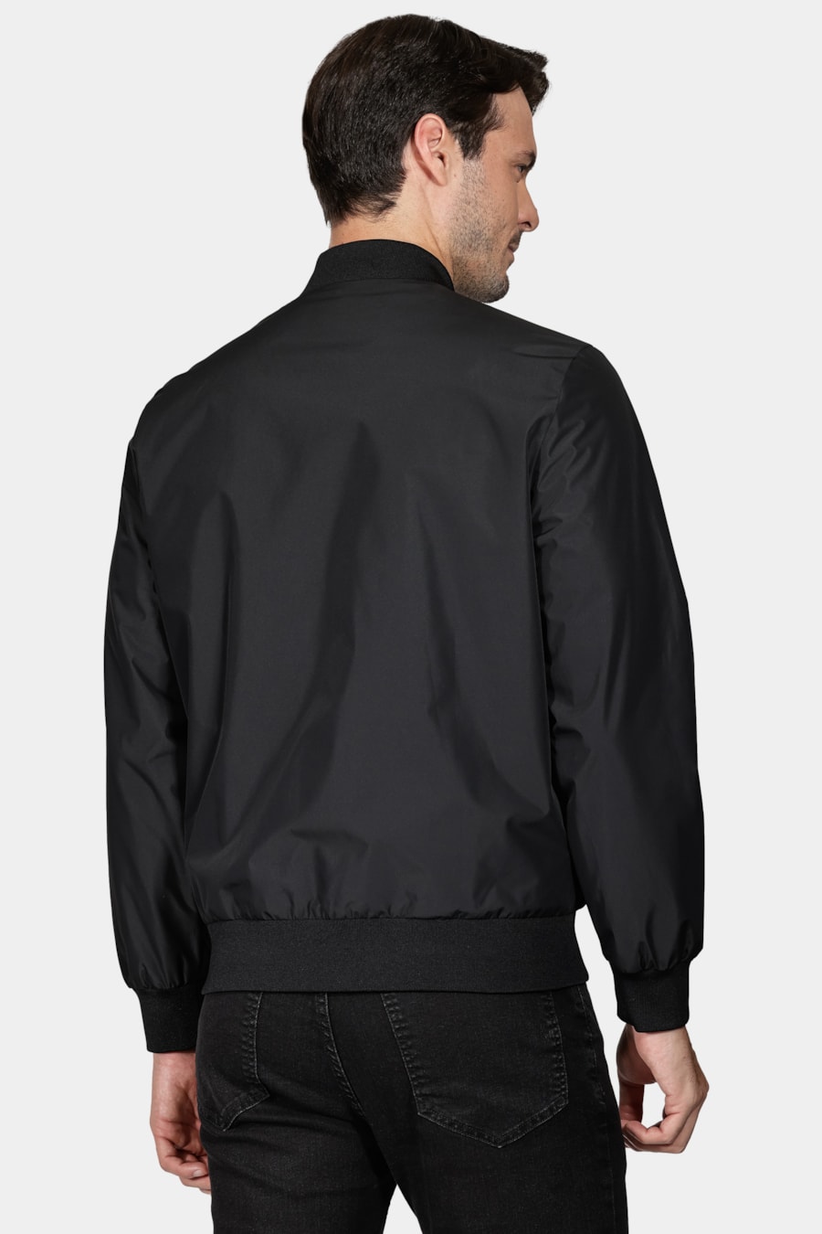 Jaqueta Bomber Nylon Preto — foto 4 de 5