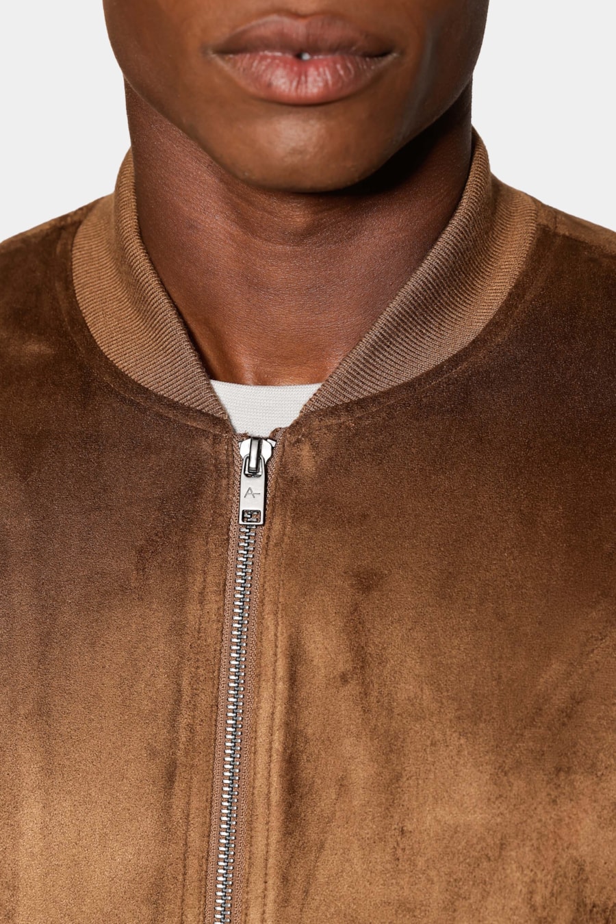Jaqueta Bomber Suede Charuto — foto 3 de 7