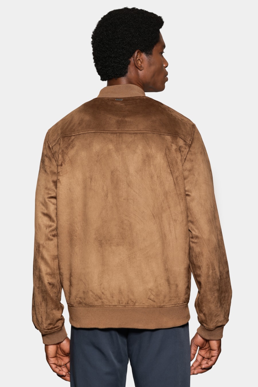 Jaqueta Bomber Suede Charuto — foto 6 de 7
