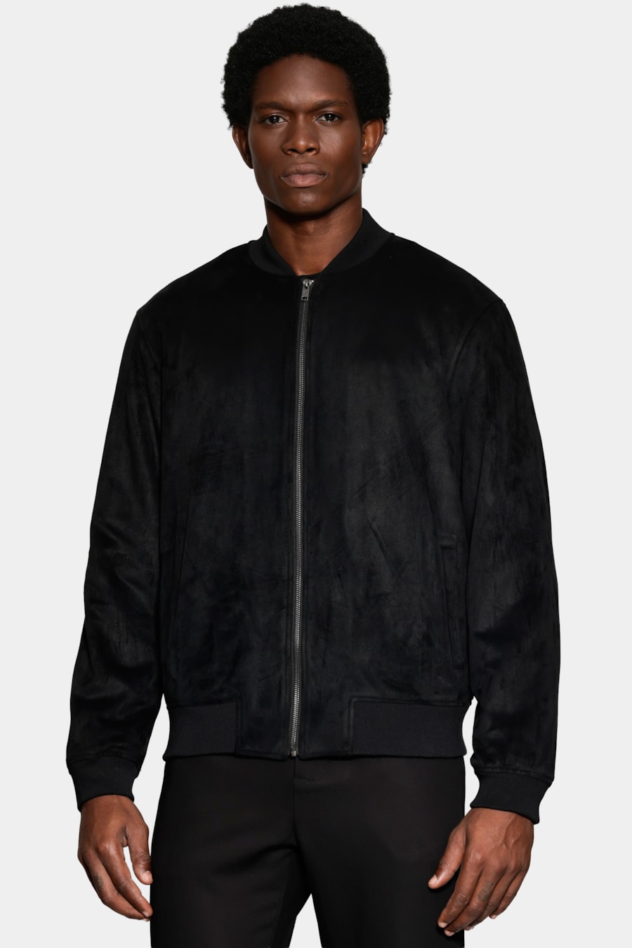 Jaqueta Bomber Suede Preto — foto 1 de 6