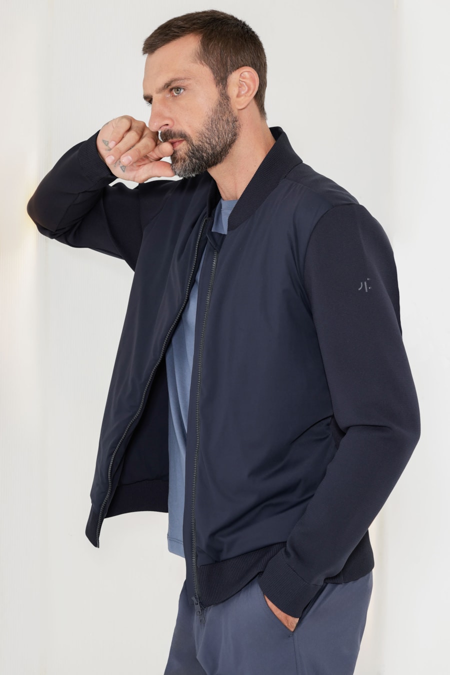 Jaqueta Bomber Thermo Fusion Marinho — foto 3 de 7