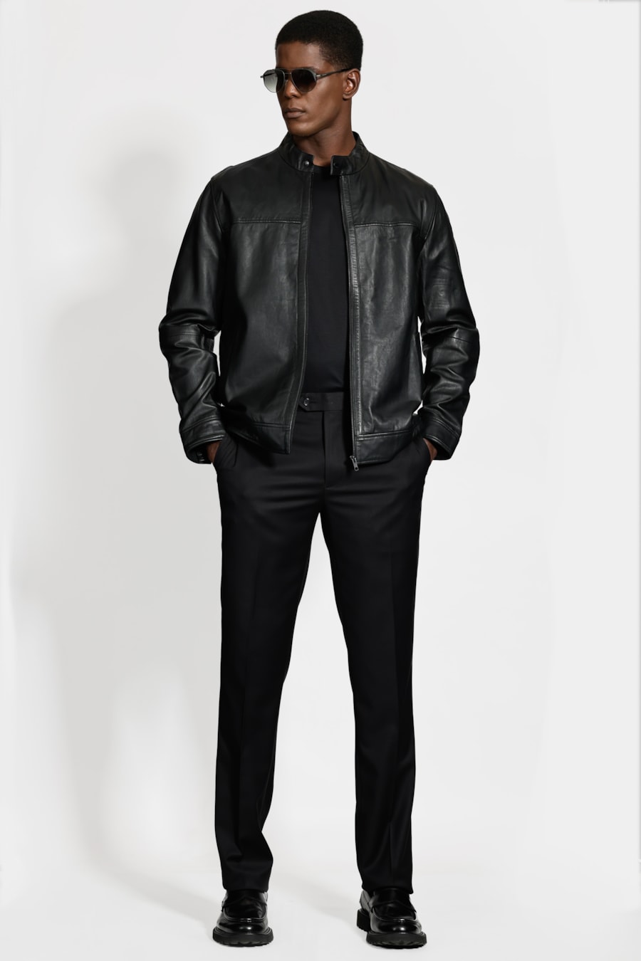 Jaqueta Couro Motorcycle Premium Preto — foto 2 de 7