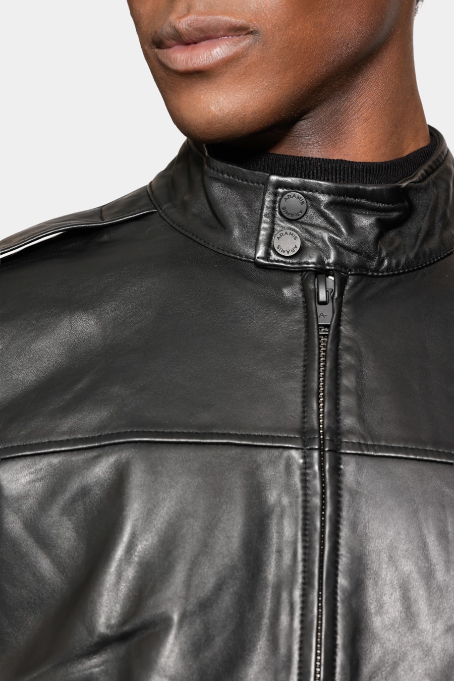 Jaqueta Couro Motorcycle Preto — foto 3 de 9