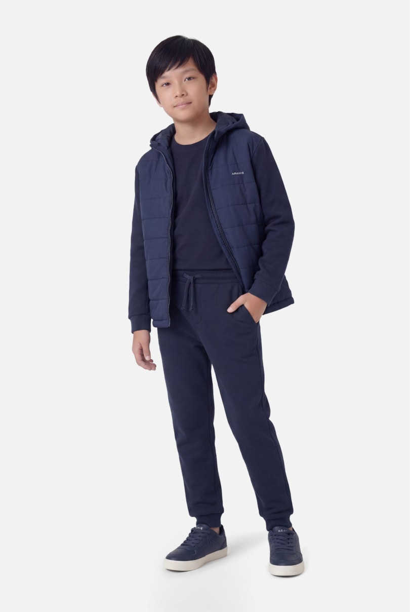 Jaqueta Infantil Nylon Liquid Repeller Marinho