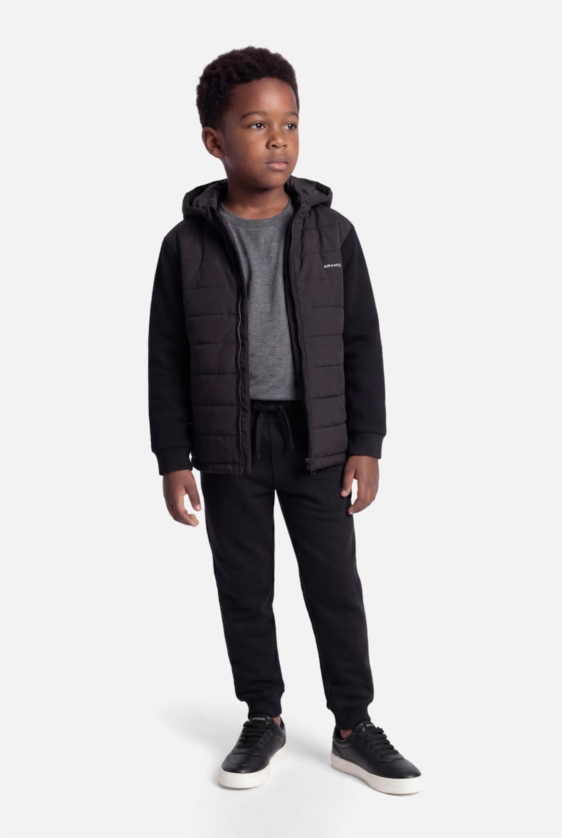 Jaqueta Infantil Nylon Liquid Repeller Preto