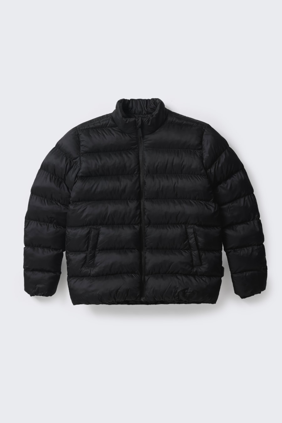 Jaqueta Infantil Puffer Rip Stop Preto — foto 1 de 4