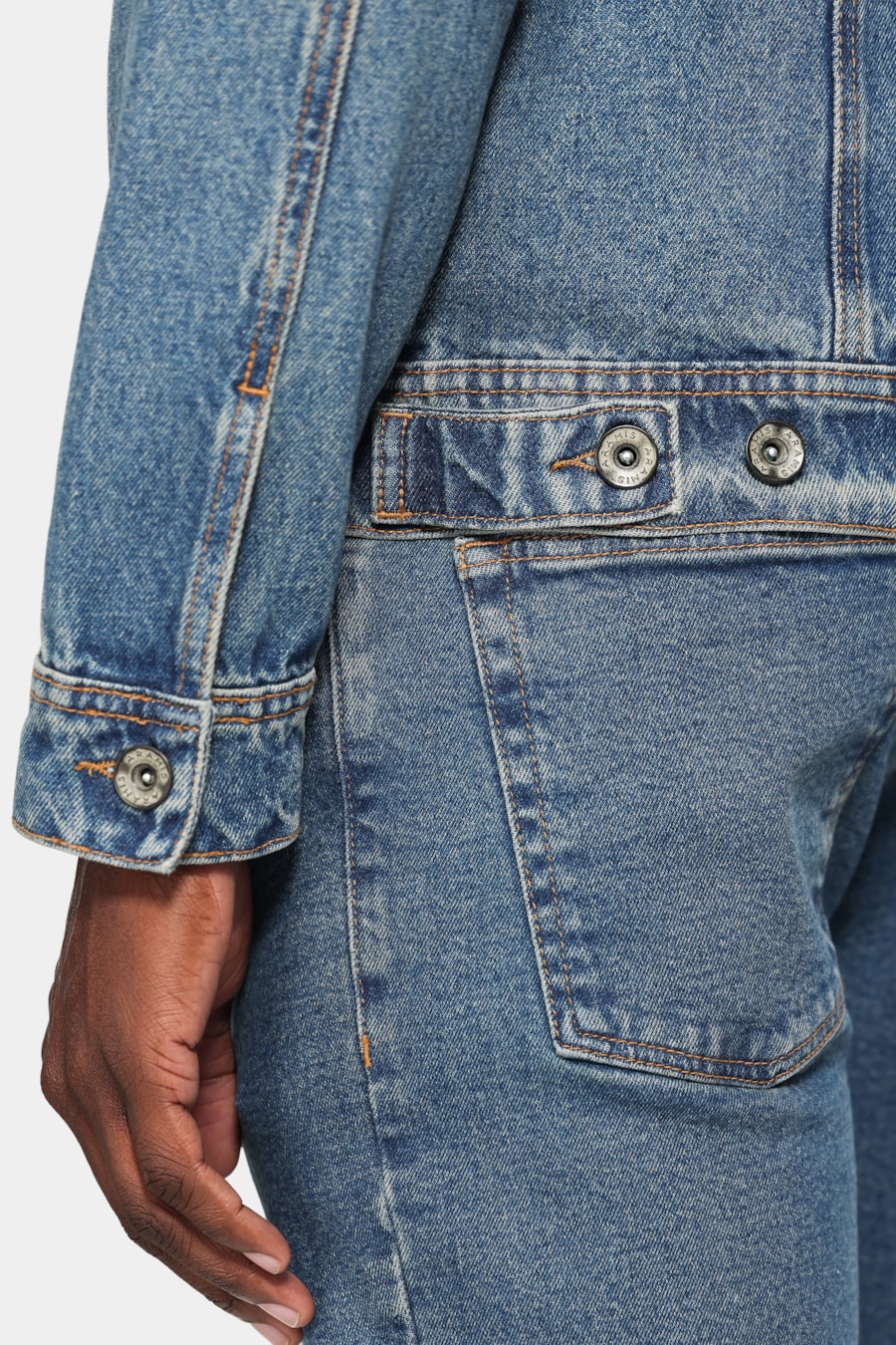 Jaqueta Jeans Azul Medio Azul Medio — foto 4 de 7