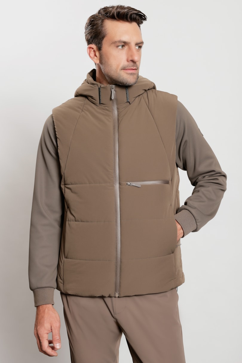 Jaqueta Knit Fleece Com Colete Fendi