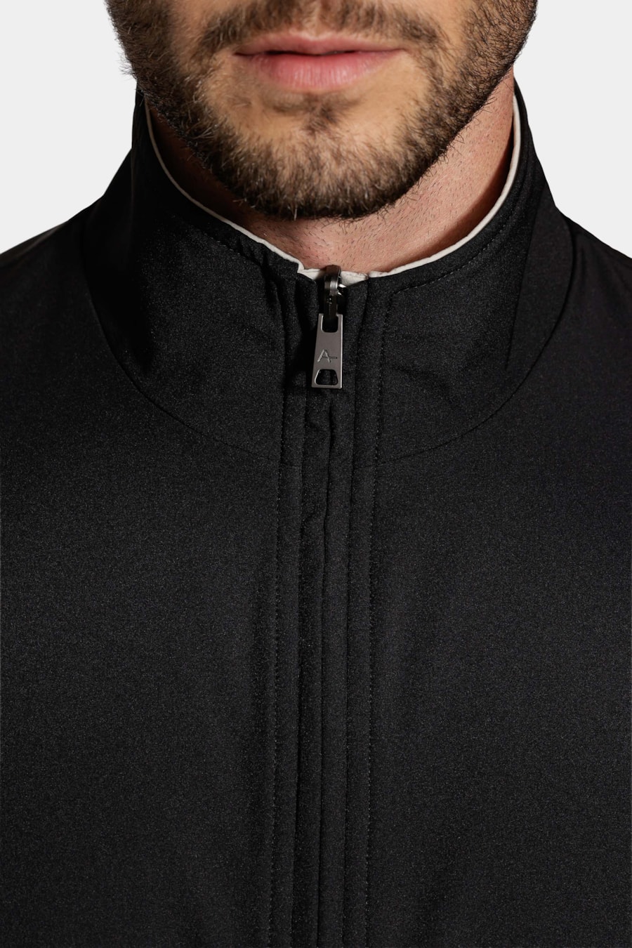 Jaqueta Nylon Dupla Face Liquid Repeller Preto C/ Caqui — foto 4 de 12