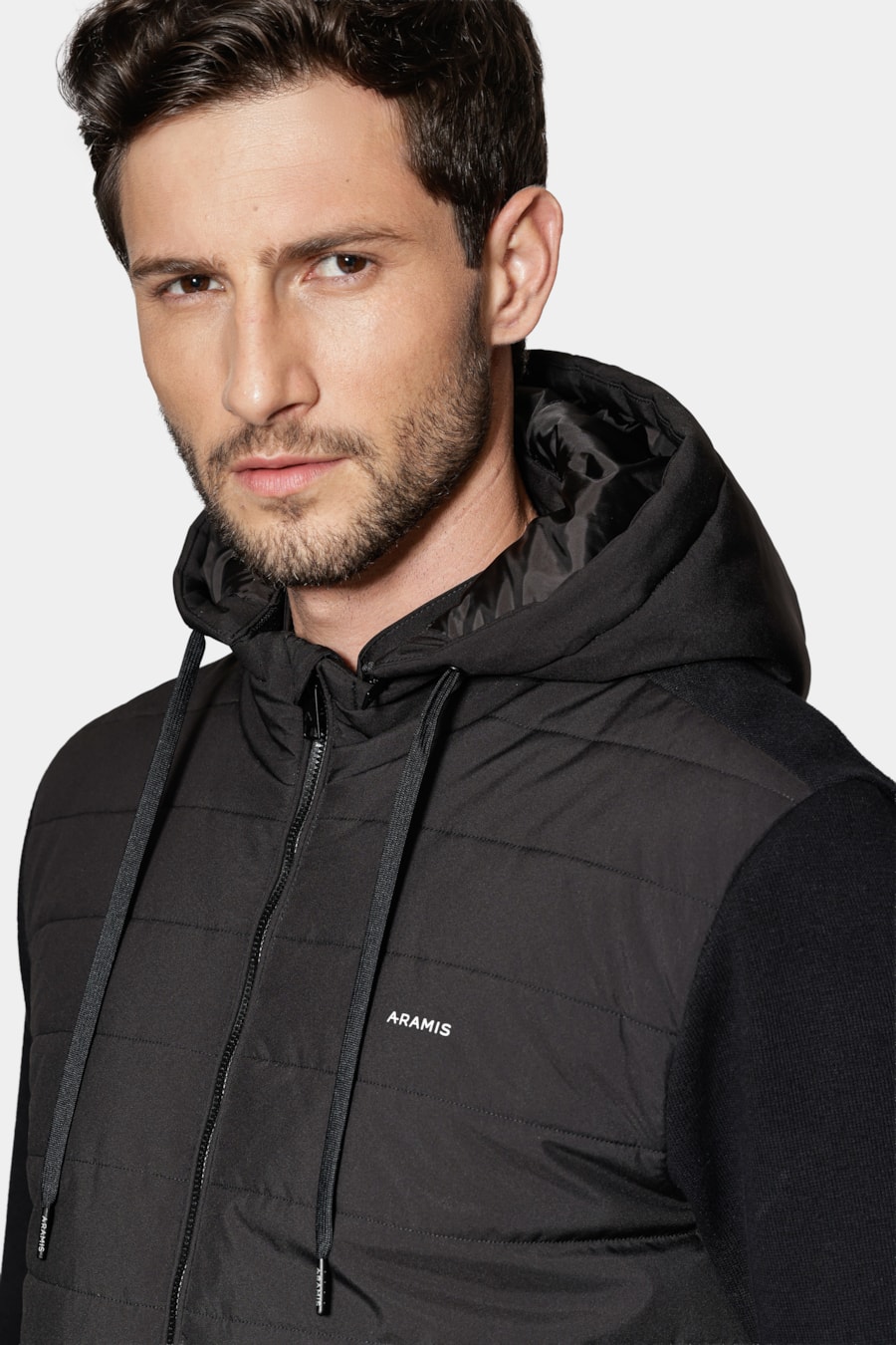 Jaqueta Nylon Knit Liquid Repeller Preto — foto 3 de 10
