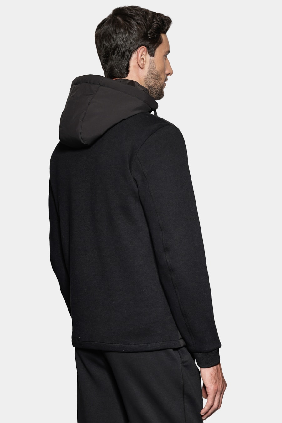 Jaqueta Nylon Knit Liquid Repeller Preto — foto 7 de 10
