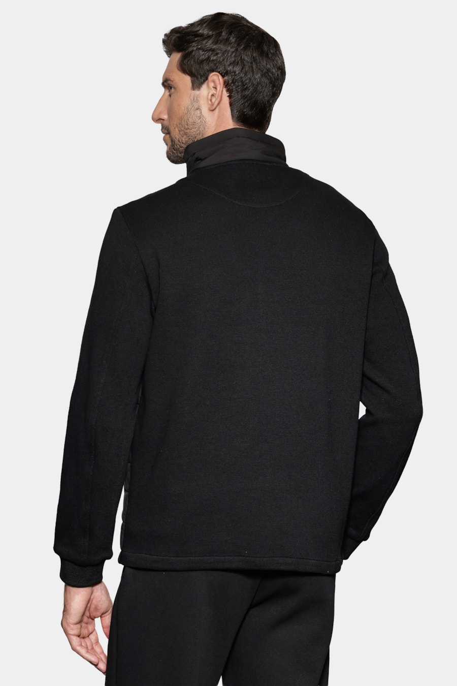 Jaqueta Nylon Knit Liquid Repeller Preto — foto 9 de 10