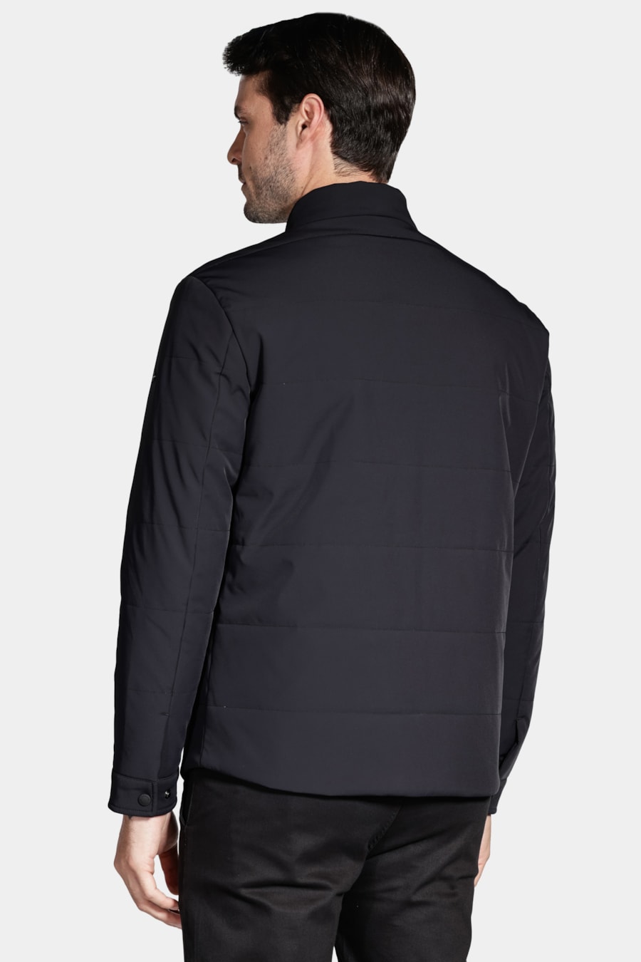 Jaqueta Overshirt Matelassê Liquid Repeller Preto — foto 8 de 8