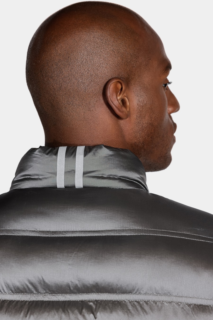 Jaqueta Puffer Rip Stop Liquid Repeller Cinza — foto 6 de 9