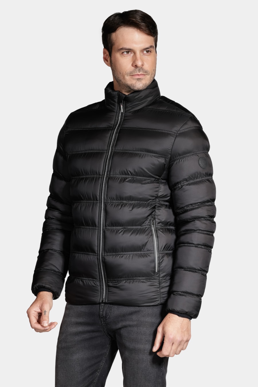 Jaqueta Puffer Rip Stop Liquid Repeller Preto — foto 1 de 10