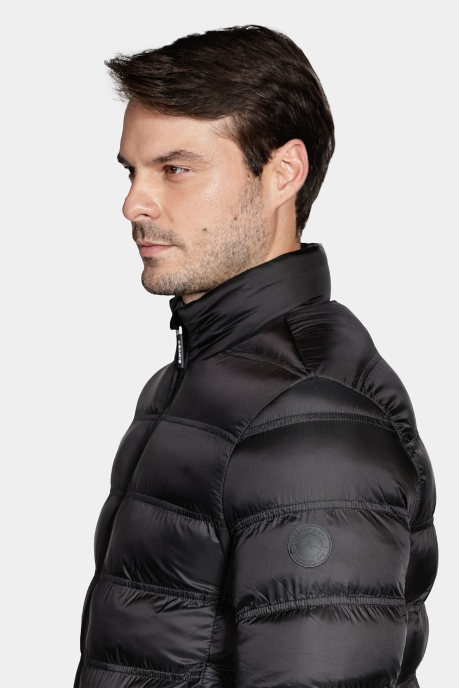 Jaqueta Puffer Rip Stop Liquid Repeller Preto — foto 3 de 10