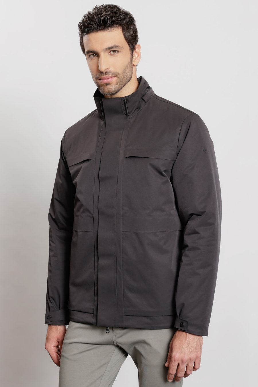Jaqueta Puffer Thermo-Dry Preto — foto 10 de 12