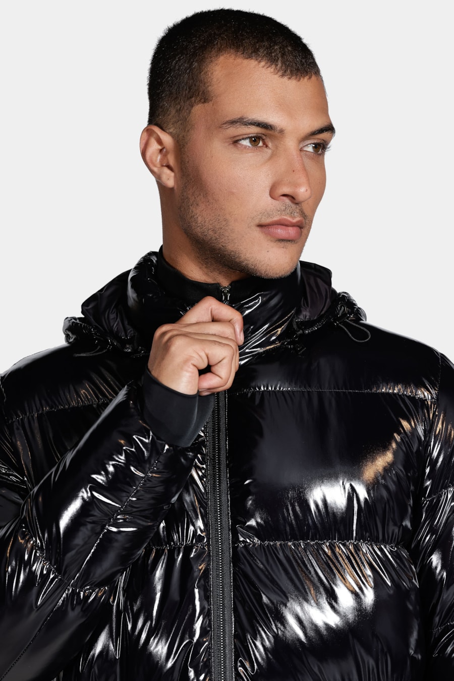 Jaqueta Shine Puffer Preto — foto 3 de 9