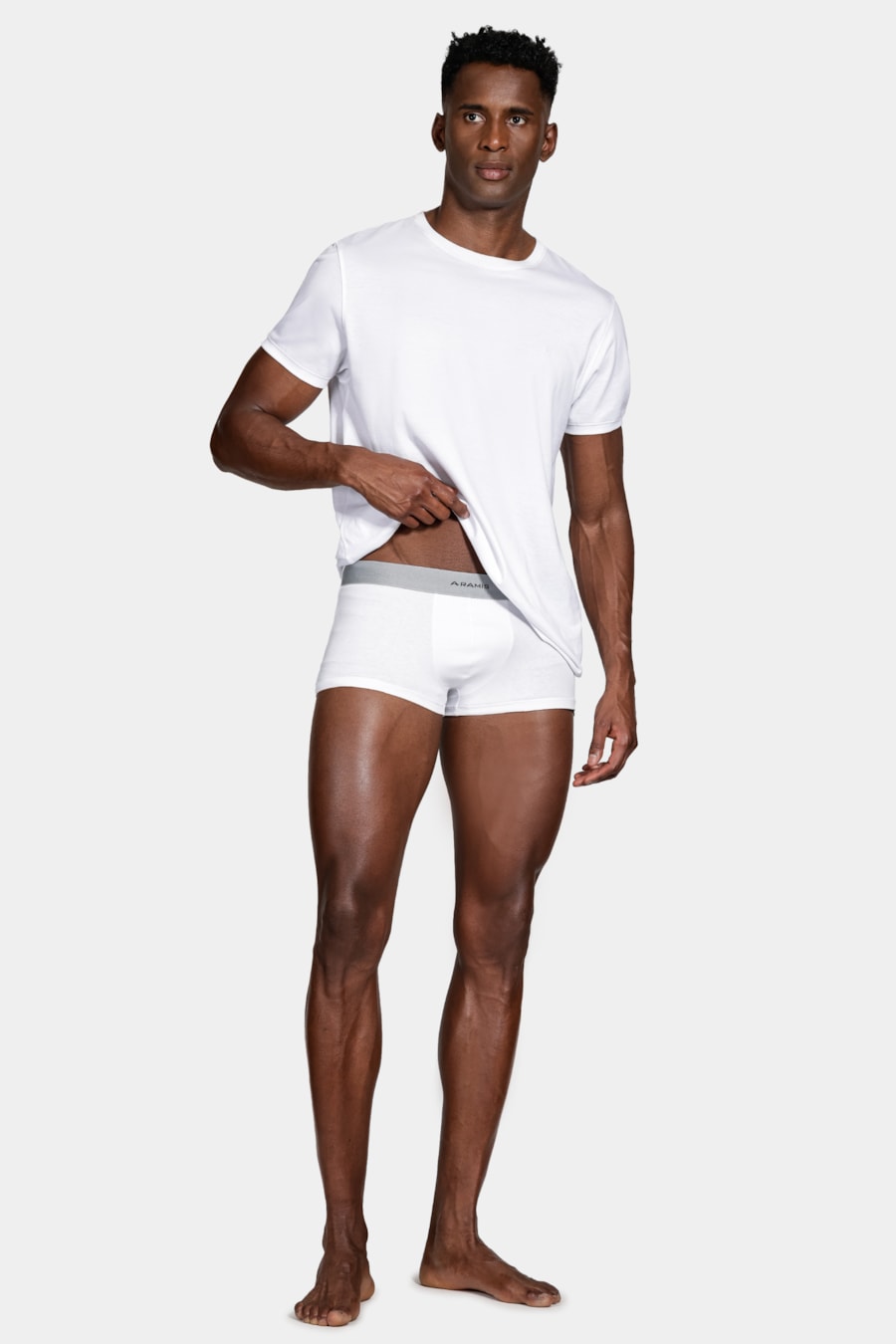 Kit 3 Cuecas Boxer Curta Cotton Branco — foto 1 de 5
