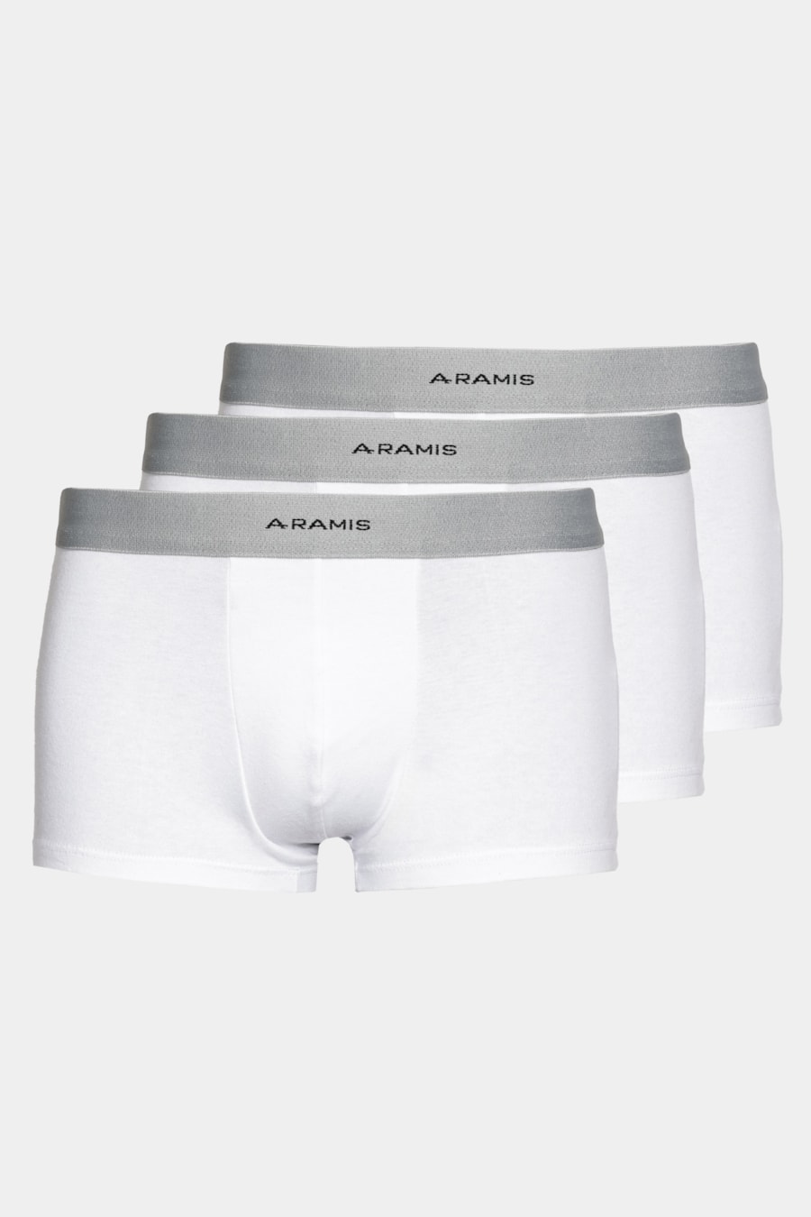 Kit 3 Cuecas Boxer Curta Cotton Branco — foto 3 de 5