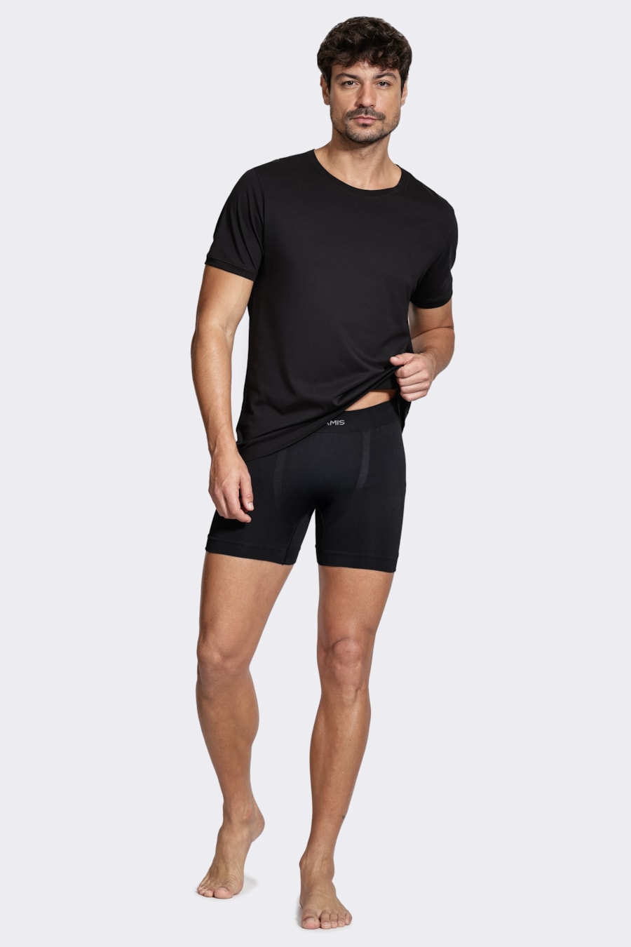 Kit 3 Cuecas Boxer Sem Costura Diversas — foto 4 de 9
