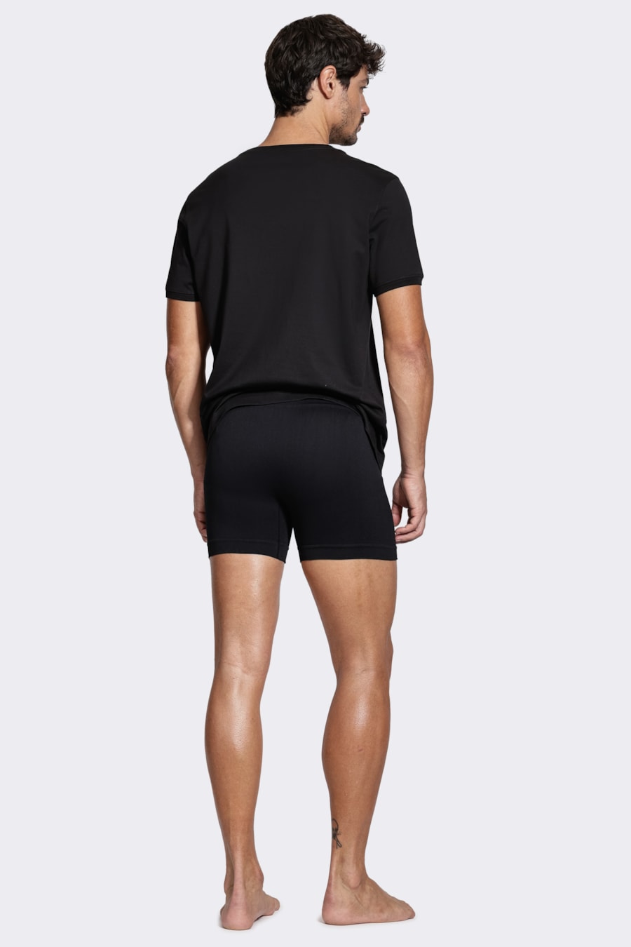 Kit 3 Cuecas Boxer Sem Costura Preto — foto 2 de 6