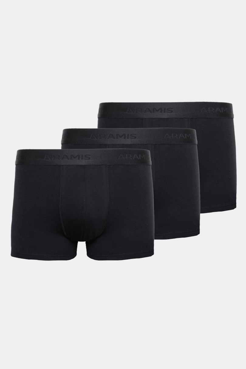 Kit 3 Cuecas Neo Boxer Cotton Preto