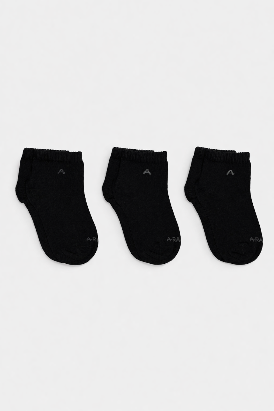 Kit 3 Meias Soquete Infantil Preto — foto 1 de 3