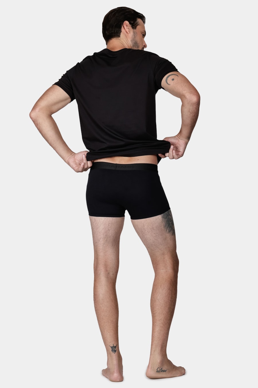 Kit 4 Cuecas Boxer Cotton Preto — foto 3 de 5